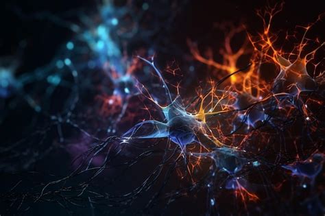 Premium Ai Image Illuminated Neuronal Connections Exploring A Network