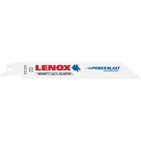 Lenox Reciprocating Saw Blade B610r 6in X 34in X 035in X 10 Tpi 25pk