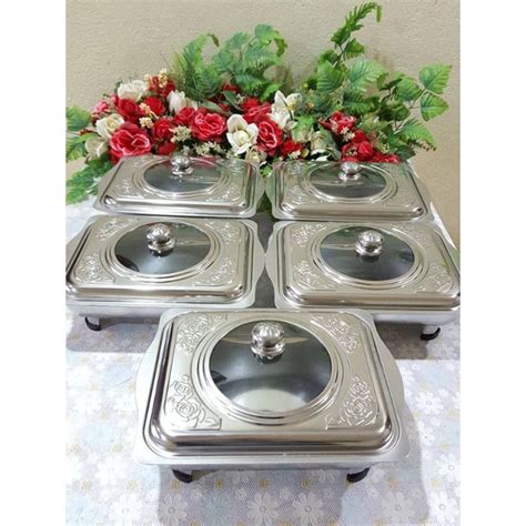 Original Bekas Buffet Ukiran Rose 5 Bekas Untuk 1 Set Shopee Malaysia