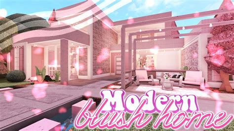 Modern Valentine Blush Home Voice Revealagain Bloxburg Speedbuild Aylosia Youtube