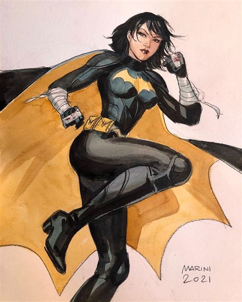 [artwork]batgirl Cassandra Cain By Enrico Marini R Dccomics