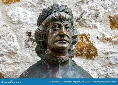 Close Up Head Portrait Of Hunyadi Matyas Matthias Corvinus In Visegrad