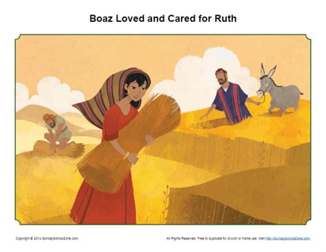 Ruth Bible Lessons And Bible Activities On Sunday School Zone