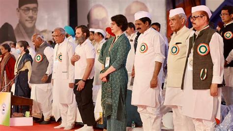 Indian National Congress Congress Final Day Of Congress S 85th