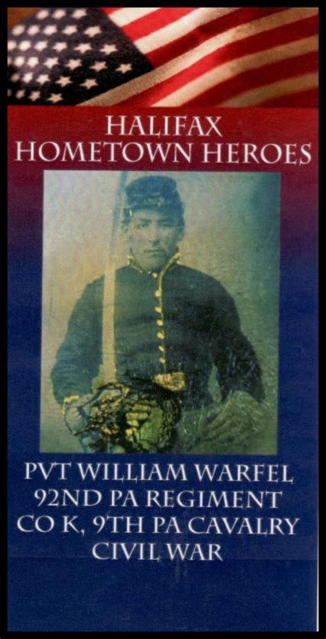 William Warfel – Halifax Area Hometown Heroes – Lykens Valley: History ...