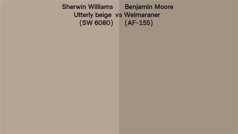 Sherwin Williams Utterly Beige Sw Vs Benjamin Moore Weimaraner