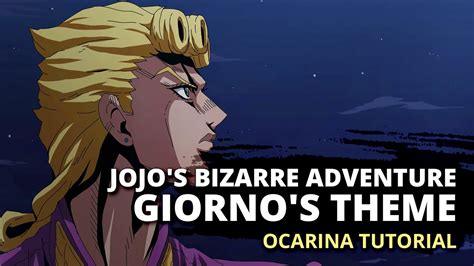 Jojo S Bizarre Adventure Giorno S Theme Ocarina Tutorial Tabs