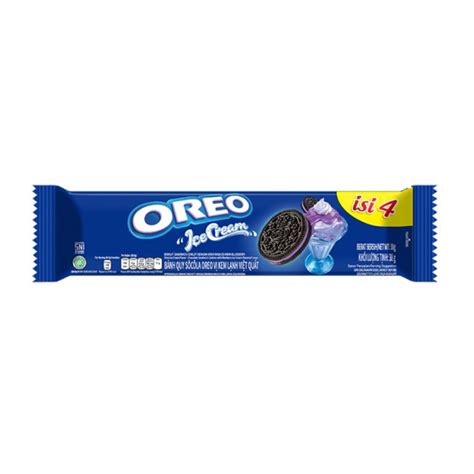 Oreo Blueberry Ice Cream Indonesia 38g Willy Wacky Snacks