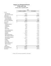 Ch Profit And Loss Statement Xlsx Puppy Luv Pampered Pooch Profit