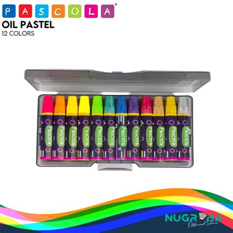 Jual Pascola Fluorescent Metallic Oil Pastel Crayon Set Shopee