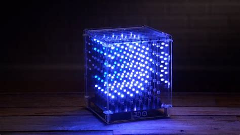 L3d Cube Interactive Programmable 3d Led Art Piece