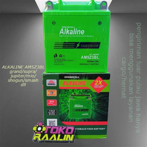 Jual Aki Accu Motor Yamaha Mio Sporty Alkaline Am Z Bl Premium Kit Type