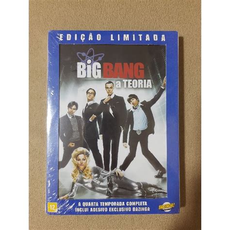 Box Big Bang A Teoria Quarta Temporada Dvd Shopee Brasil