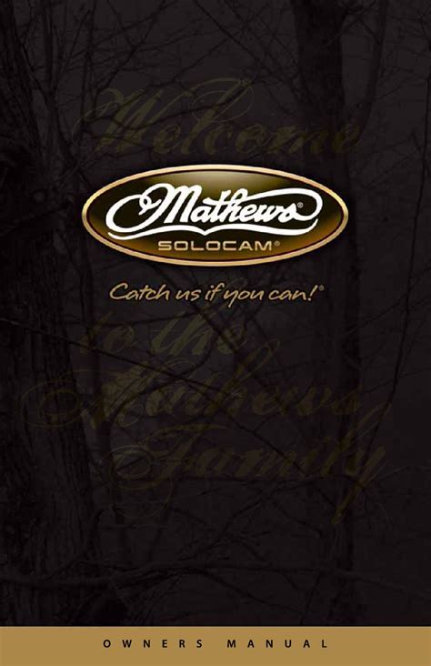 2009-2010 Mathews Owners Manual by Mathews Inc - Issuu