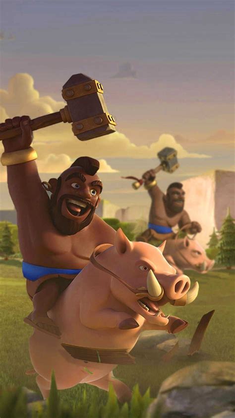 Image Name Clash Royale The Clash Clash Of Clans Hog Wallpaper