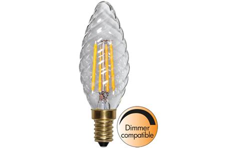 Köp LED Lampa Kron Twisted E14 2100K 350lm