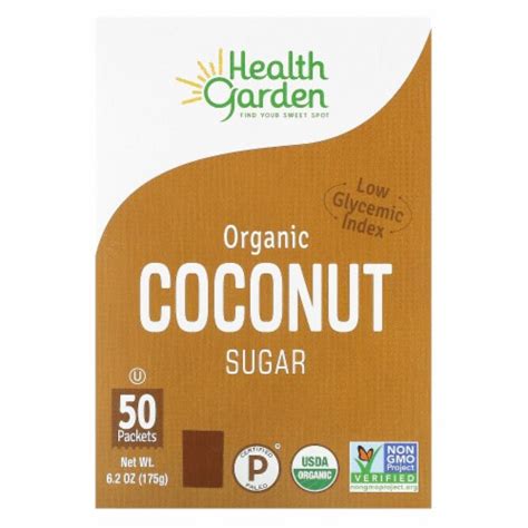 Health Garden Organic Coconut Sugar Packets G Each Count