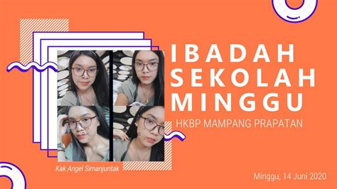 Ibadah Sekolah Minggu Hkbp Mampang Prapatan Kelas Kecil Youtube