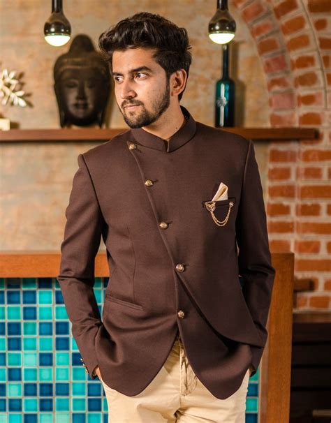 Buy Brown Jodhpuri Suit For Men Online At Best Price At The Hub