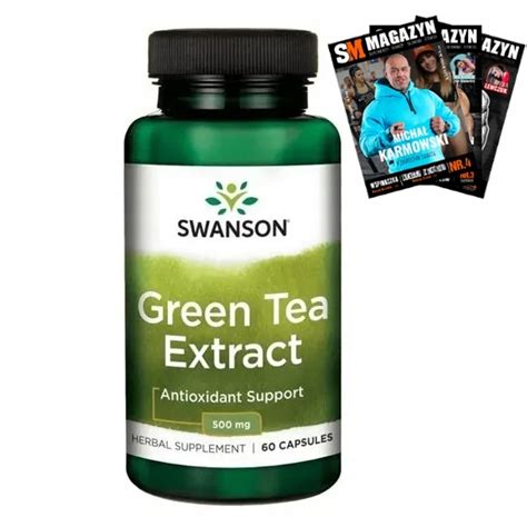 SWANSON GREEN TEA EXTRACT 60k TRAWIENIE EGCG 500mg 11865829940 Allegro Pl