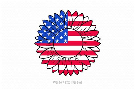 Free SVG 4Th Of July Sunflower Svg 10171 SVG Images File