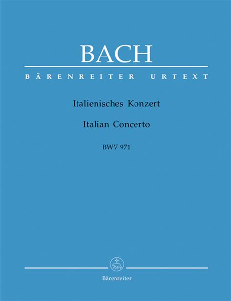 Italian Concerto F Major Bwv 971 By Johann Sebastian Bach Harpsichord Sheet Music Sheet