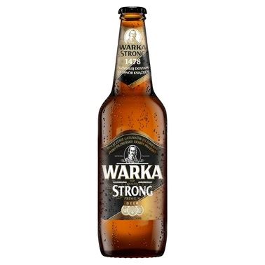 Warka Strong Piwo Jasne 500 Ml 8 TANIEJ Promocja Wafelek Ding Pl