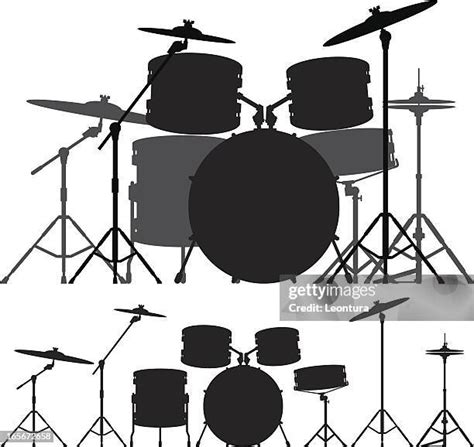 Drum Set Outline Photos and Premium High Res Pictures - Getty Images