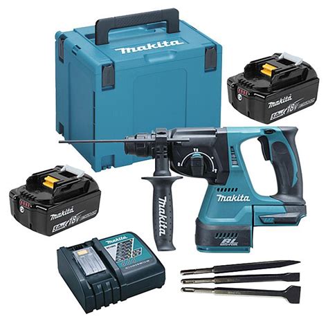 Makita Dhr V Cordless Rotary Hammer Drill Mm Sds X Ah Ray