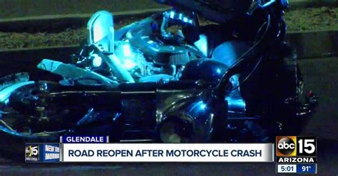 Pd Motorcyclist In Critical Condition After Crash In Glendale