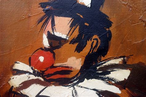 Vintage Sad Clown Painting by Carlo by ScarletCircus on Etsy