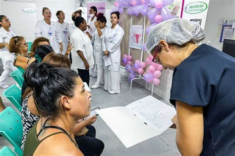 São Vicente faz ação para o Março Lilás que conscientiza contra o