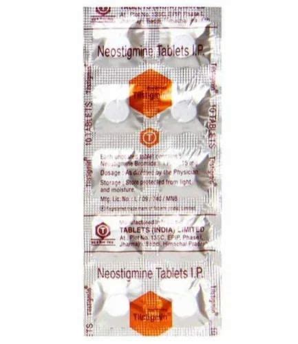 Neostigmine Mg Tablet At Rs Stripe Sublingual Tablets In Nagpur