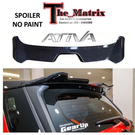 Perodua Ativa Spoiler No Paint Shopee Malaysia