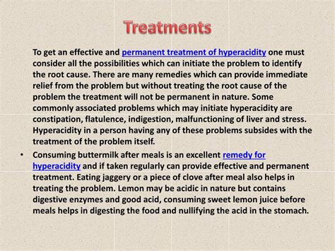 Ppt Hyperacidity Symptoms Causes And Treatment Powerpoint