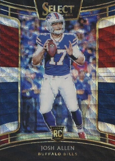 Josh Allen 2018 Select 24 Concourse Tri Color 199 Price Guide