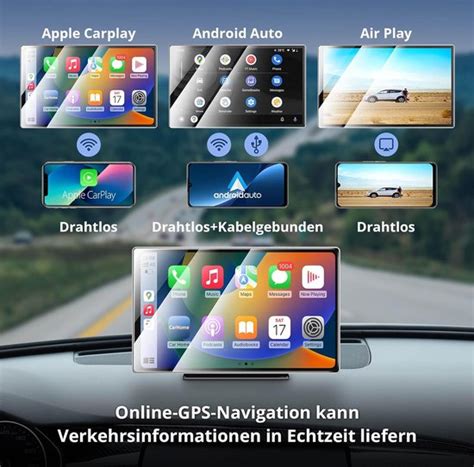 Inch Draadloze Apple Carplay En Android Auto Autoradio Van Essgoo Bol