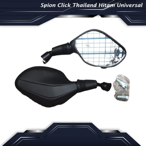 Jual Spion Click Thailand Warna Hitam Carbon Universal Honda Yamaha