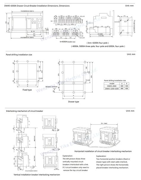 Yika Acb Intelligent Conventional Air Circuit Breaker 1000a 1250 Amp 2000 Amp