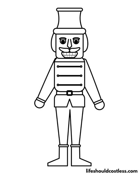 Nutcracker Coloring Pages Free Printable Pdf Templates Life Should