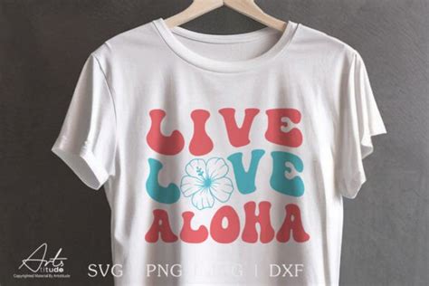 Live Love Aloha Svg Summer Flower Svg Graphic By Artstitude · Creative