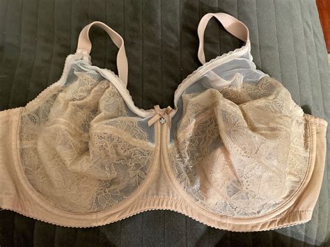 Wacoal Bra 855186 Beige Nude Retro Lace Underwire Ful Gem