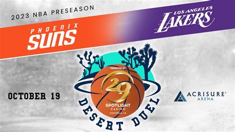 Desert Duel: Los Angeles Lakers vs. Phoenix Suns – Acrisure Arena