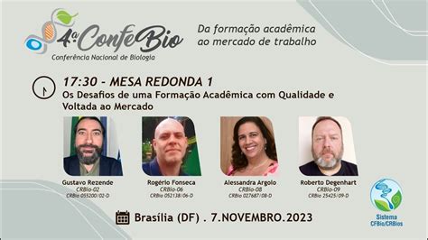 Mesa Redonda Os Desafios de uma Formação Acadêmica Qualidade e