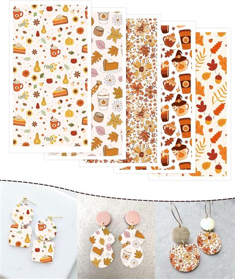 Amazon Puocaon Autumn Clay Transfer Paper Design Pcs