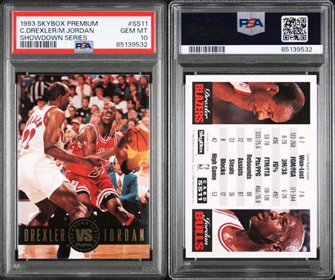 Skybox Premium Michael Jordan Psa Gem Mint Ss Showdown