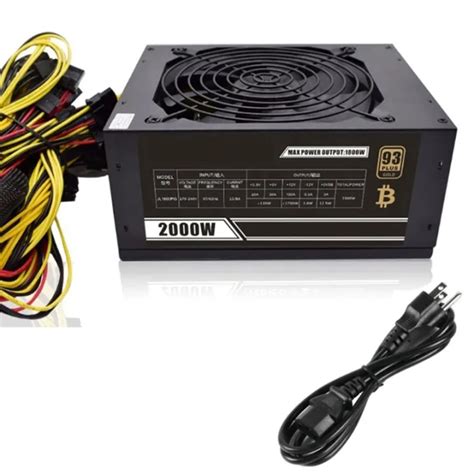 2000W PC Power Supply For Bitcoin Mining ATX 2000W PICO PSU Ethereum