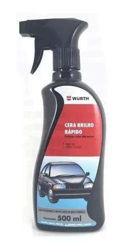 1 Cera Automotiva Liquida Spray Cera Brilho Rápido Wurth