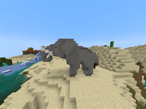 Just a nice elephant I made : r/Minecraft