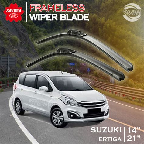 Promo Wiper Frameless Suzuki Ertiga Karet Kaca Mobil Sakura Jakarta